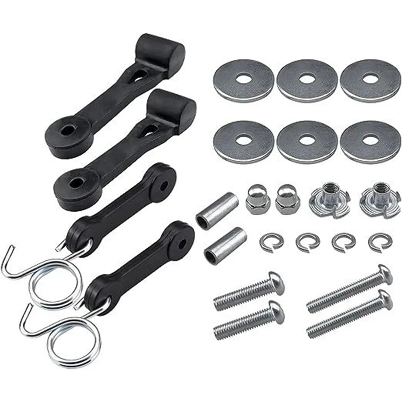 109808 X 160793 Riegelbaugruppe Bagger Hood Latch Straps kompatibel mit Garten-Rasentraktoren für 42 Zoll und 46 Zoll Decks
