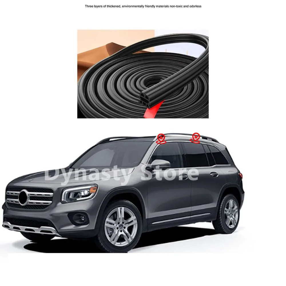 The Door Sealing Strip Is Suitable For Mercedes Benz GLB Car Sound Insulation Whole Car Dustproof Decoration Accessories