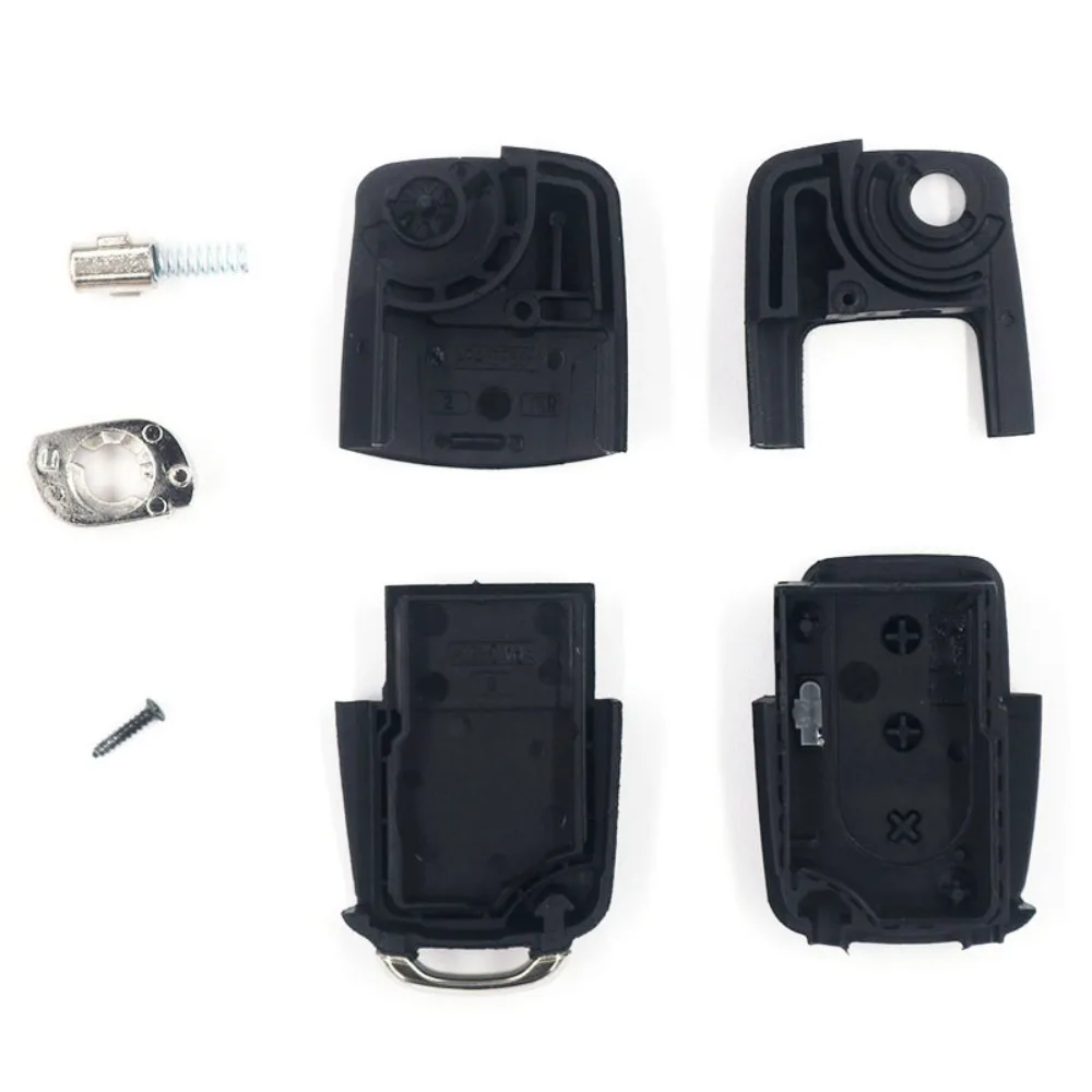 Suit for Volkswagen B5 KD Passat Lavida BoraSagitar Tiguan 2 3 Buttons With Without Battery Holder Folding Key Shell No Blade