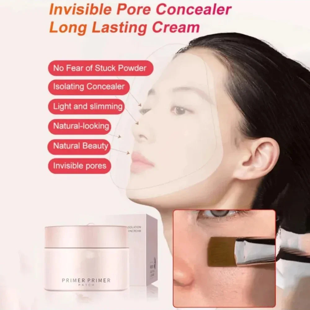 Primer a lunga durata per correttore per pori invisibili, primer per il viso prima del trucco, crema gel base per pori primer per il viso, riparazione dei pori della Corea