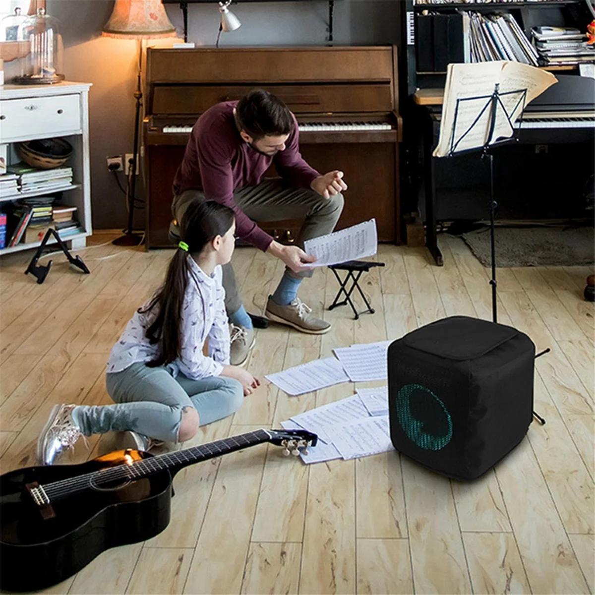 ฝาครอบลําโพงป้องกัน ABXHA สําหรับ JBL PartyBox Encore Essentinal พร้อมที่จับและเคสตาข่ายกันฝุ่น