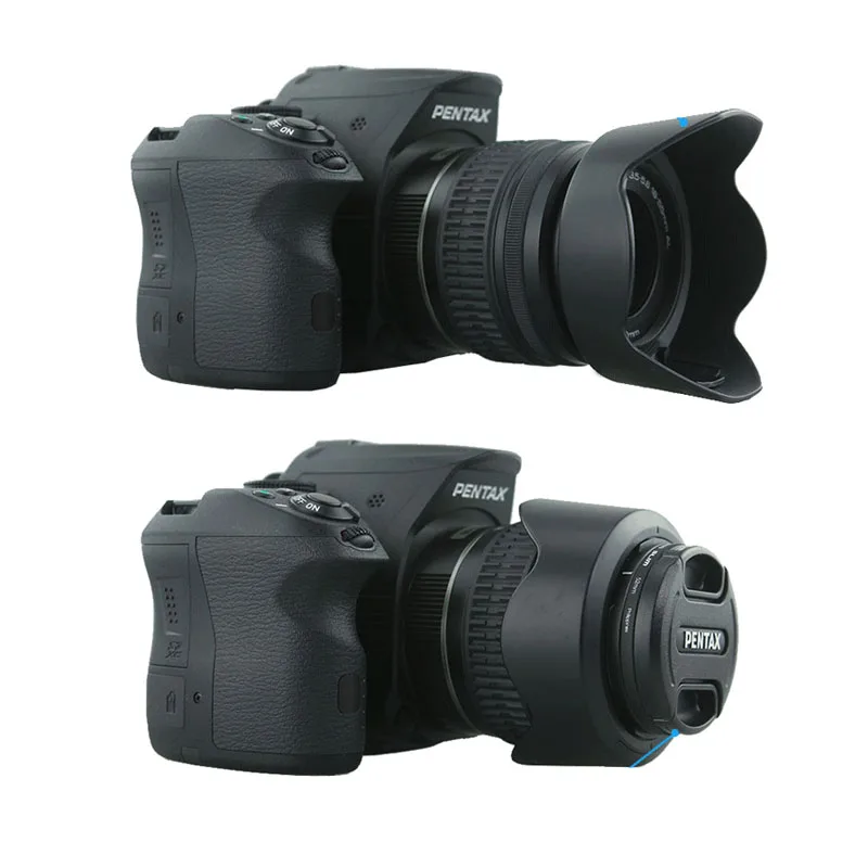 กล้องเลนส์ฮู้ด52มิลลิเมตรปกPH-RBAเหมาะกับสำหรับPentax K10D K20D K100D K110D Kx Km kx kr K-5 II K-30ที่มีDA 18-55มิลลิเมตรF3.5-5.6เลนส์