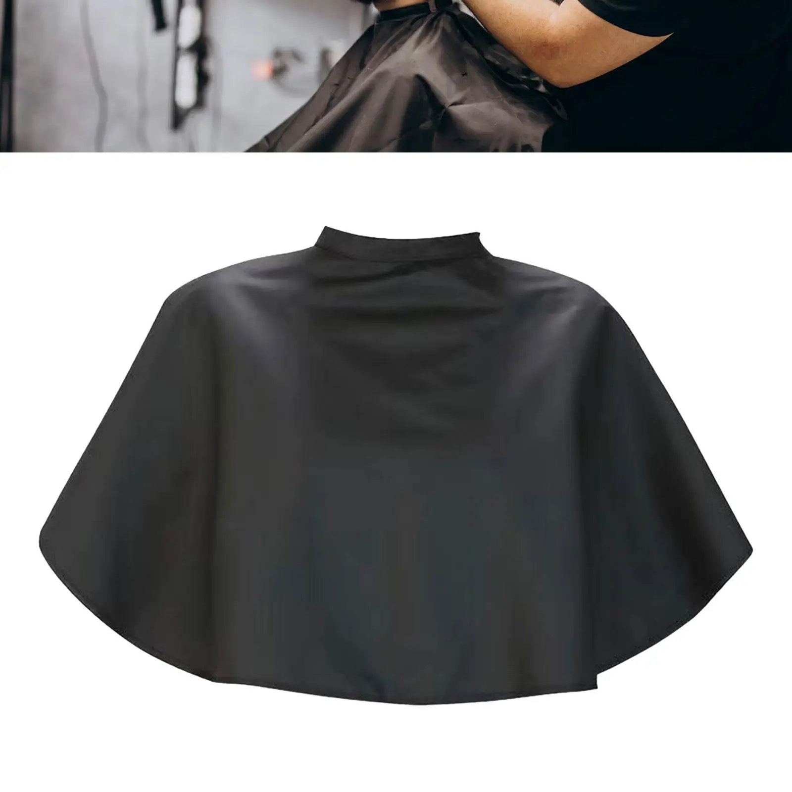 Short Barber Cape Hairdressing Cape Antistatic Convenient Professional