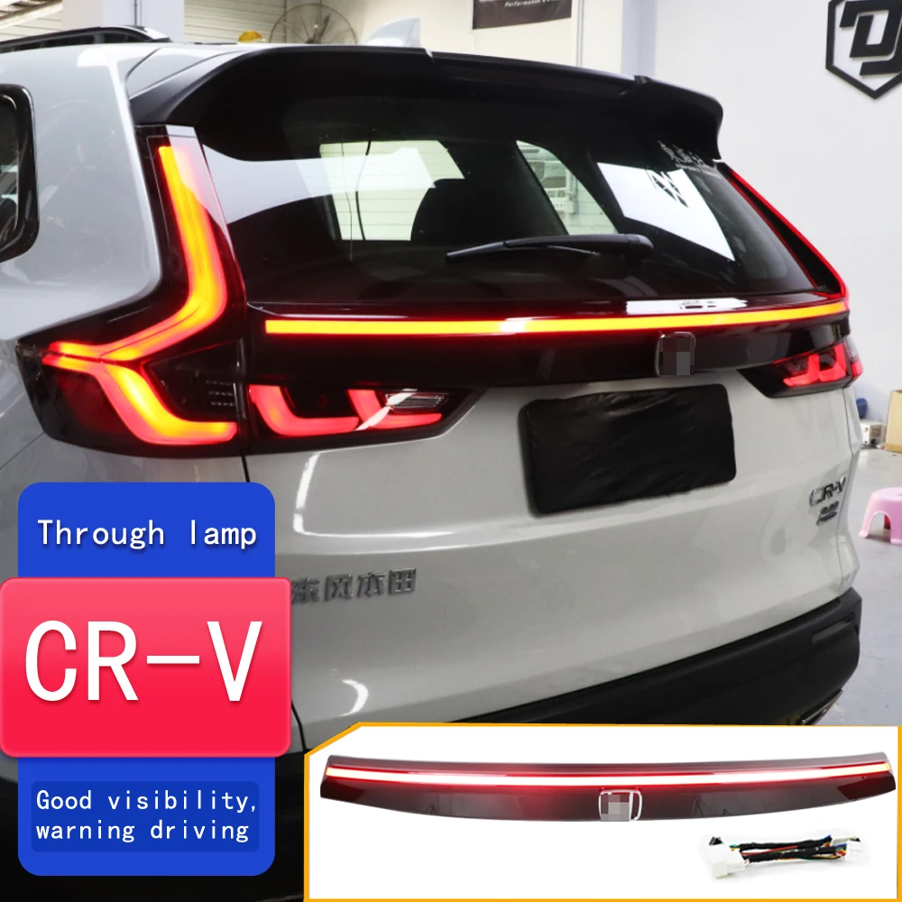 

Автомобильные аксессуары для Honda Crv CR-V 2023, сквозной задний фонарь, светодиодный блок в сборе, потоковое направление, Plug and Play, указатель поворота DRL