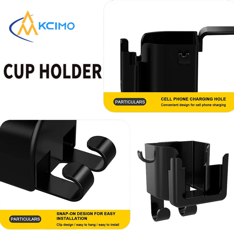

Kcimo Multifunctional Car Seat Cup Holder Hanging Organizer Drink Bottle Phone Mount Auto Hook Storage Car Accessories