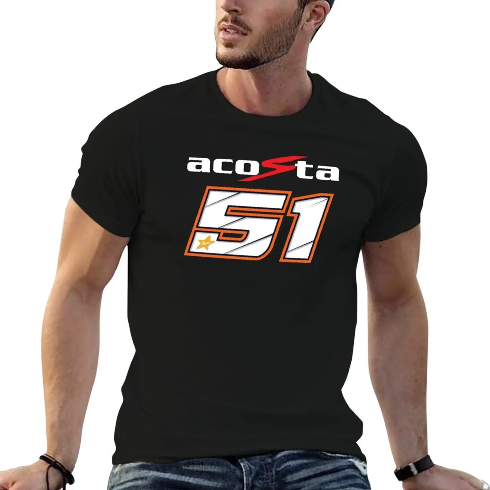 Pedro Acosta 51 T-Shirt sweat Funny t-shirt t shirts men
