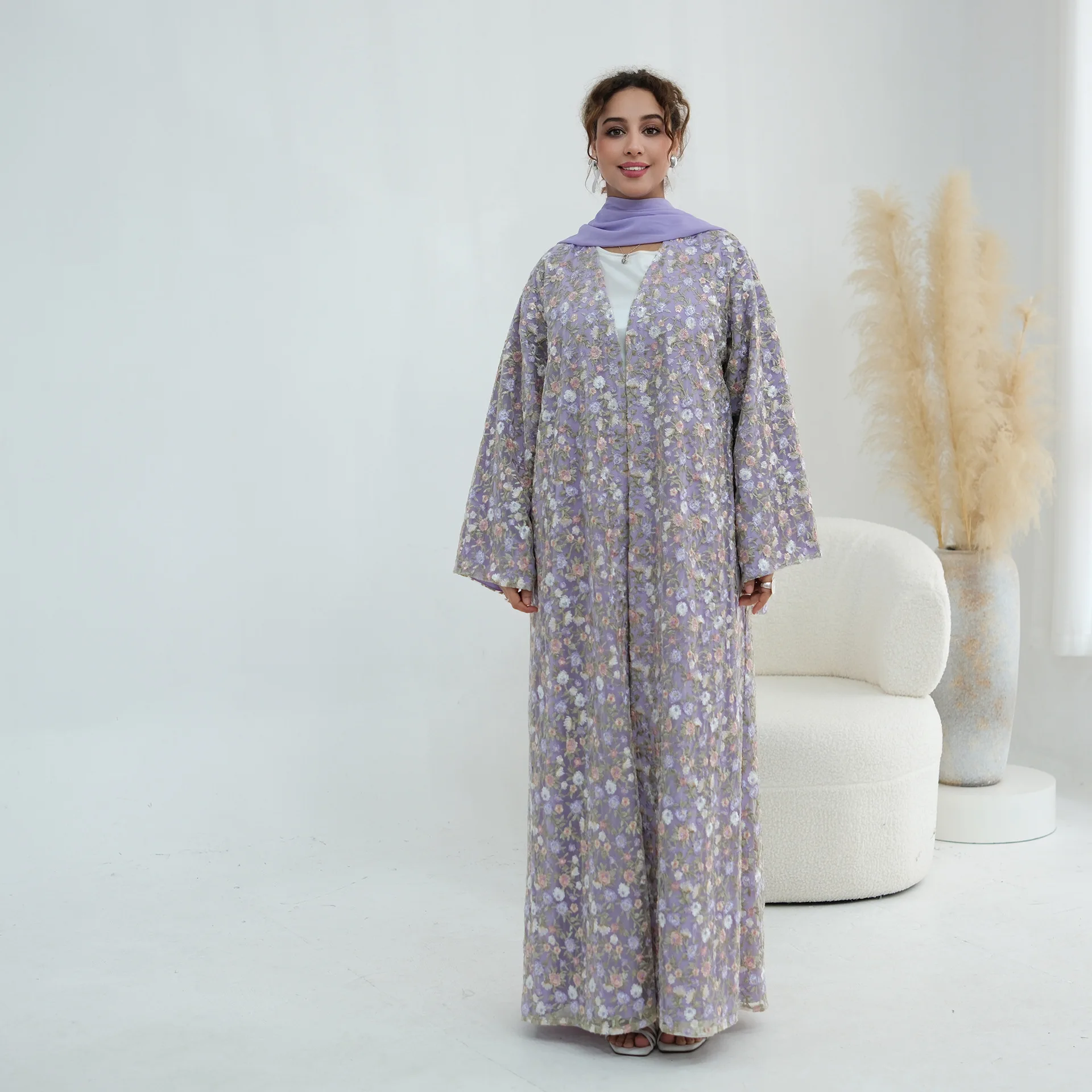 Eid Ramadan Dubaj Abaya Damska – Embroidery Kebaya recenzja i cena