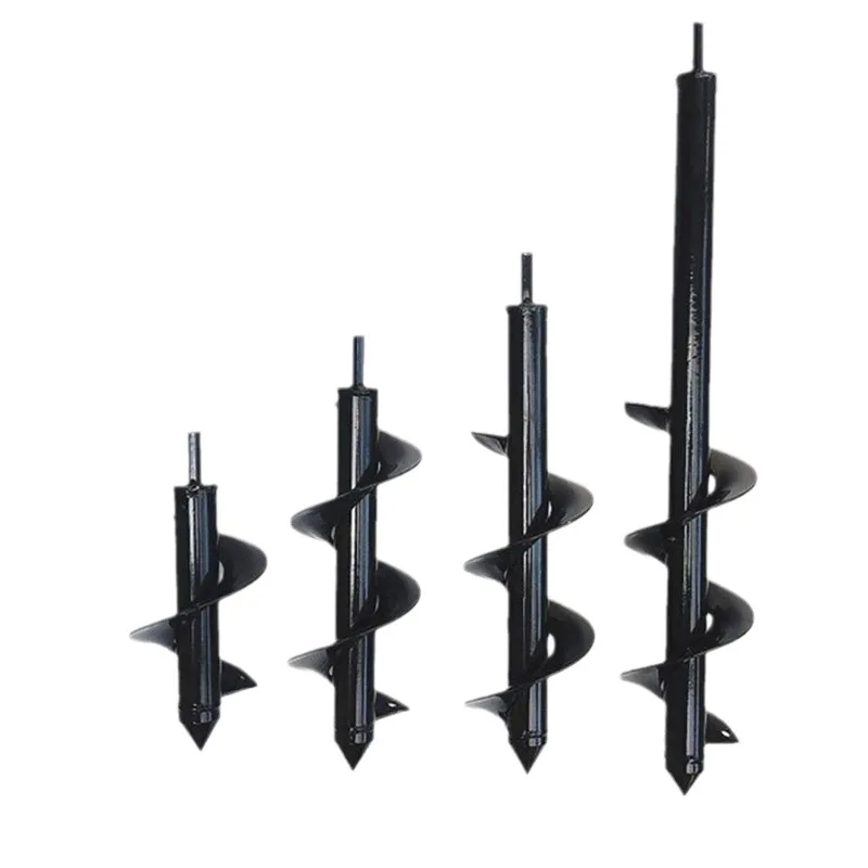 Garden AugerGardening Flower Planter Earth Drill Planting Hole Digger Tool Loose Soil Drill Bit Accessories Spiral Drill Bit