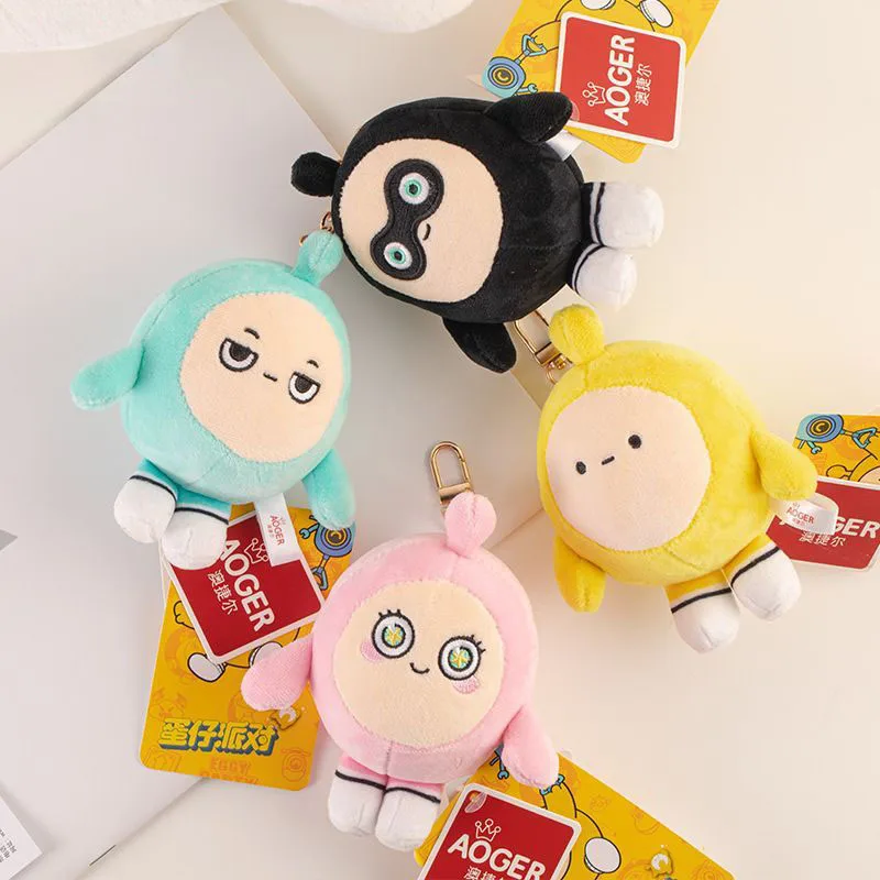 

Милый плюшевый брелок Eggy Party, мультяшная мягкая игрушка, плюшевый кулон-игрушка в стиле Допамин, аниме-аксессуары, идеальные подарки для девочек и фанатов