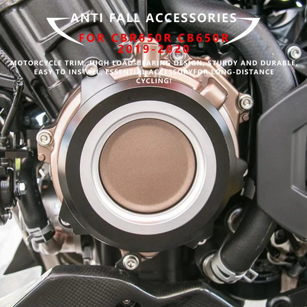 

MTKRACING For HONDA CBR650R / CB650R 2019-2020 Engine Stator Hood Engine Protector Cover Anti-drop Protective
