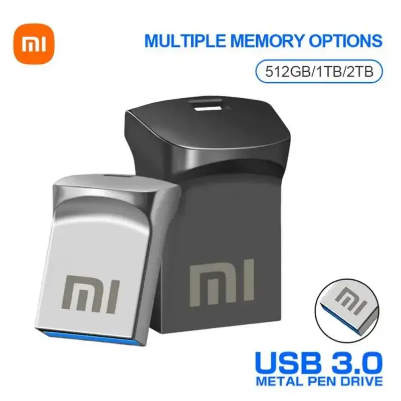 XIAOMI USB 3.0 2 ТБ оригинальный флэш-накопитель высокоскоростной Флэш-накопитель 1 ТБ металлическая Водонепроницаемая USB-карта Type-C для устройств хранения компьютеров