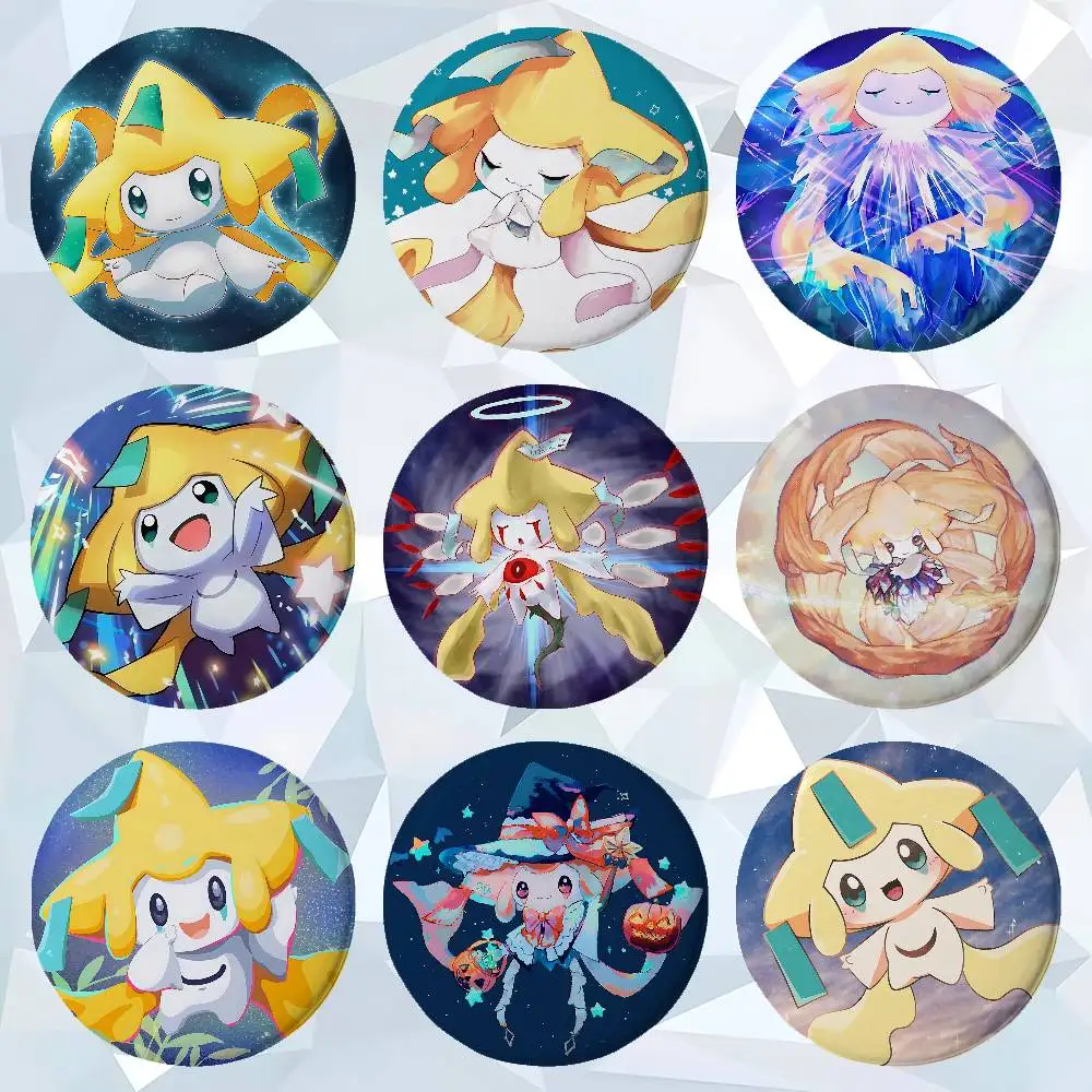 Cartoon J-Jirachi Cover Brooches Funny Meme Badge Fashion Jewelry Gifts