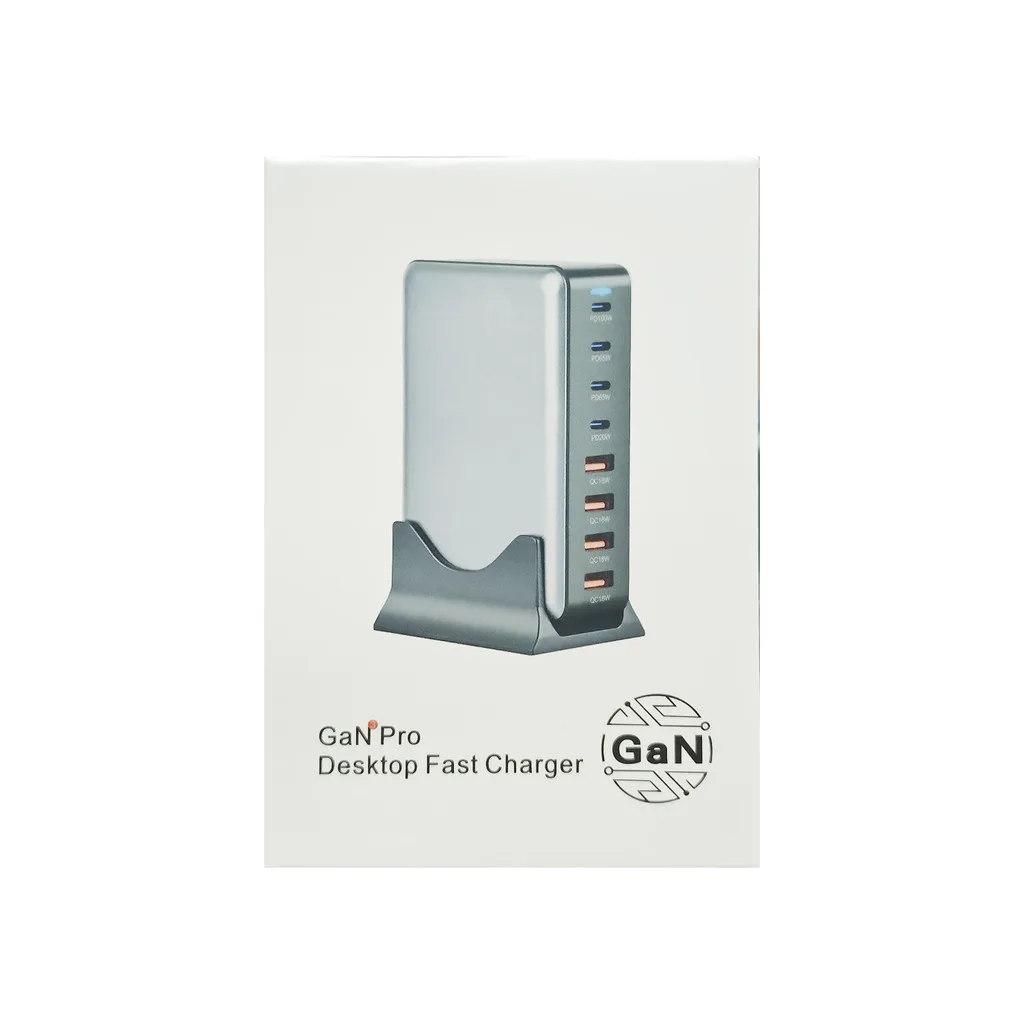 440 واط GaN شاحن الهاتف المكتبي PD شحن سريع محول الطاقة آيفون لهواوي لشاومي للكمبيوتر اللوحي الذكي