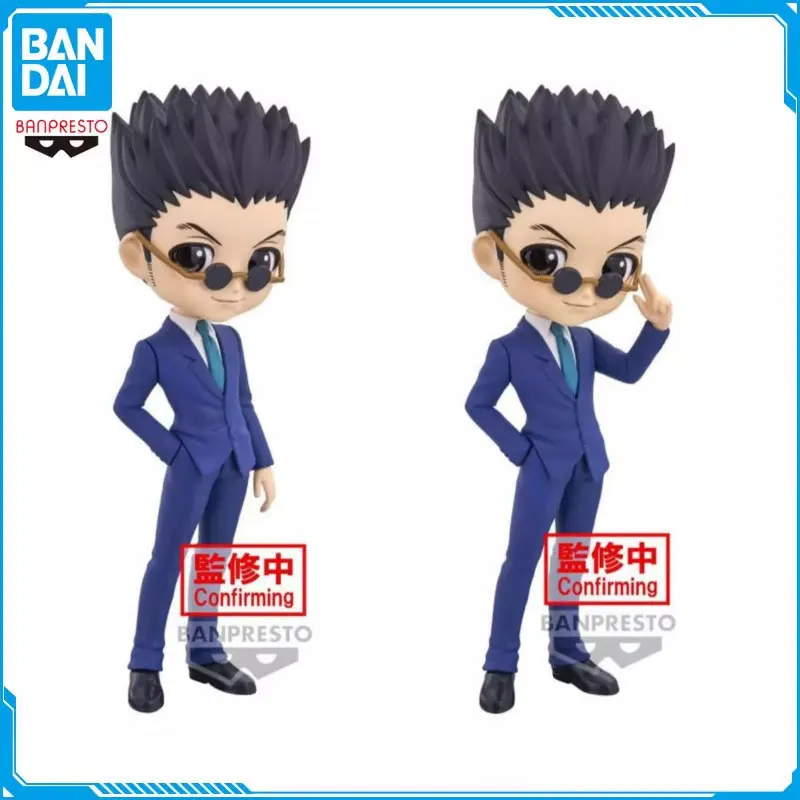 

BANDAI Original HUNTER×HUNTER Leorio PaladiKnight Anime Action Figure Qposket Model Hobbies Collectibles Model Toys Kids Gift