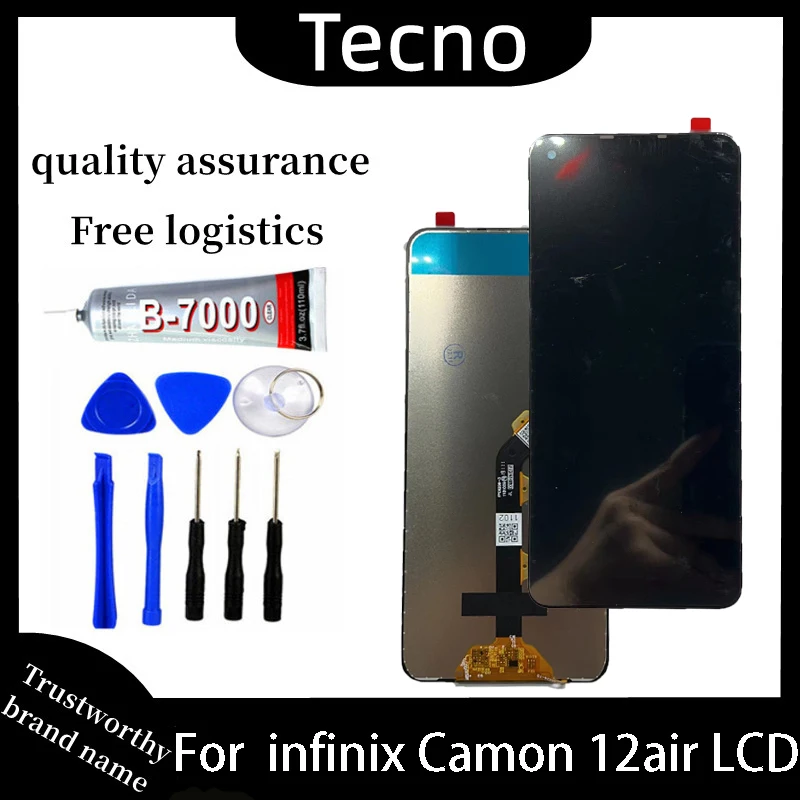 

6.55" inch For Tecno Camon 12 Air LCD Display Touch Screen Digitizer Assembly For Tecno Camon12 12Air Screen Replacement Parts