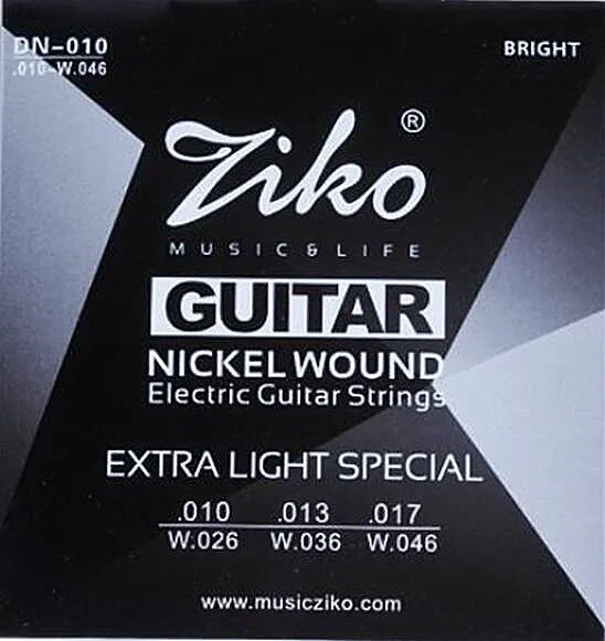 ZIKO Electric Guitar Strings 009-042 010-046  Nickel Wound Extra Light Special Musical Instruments Accessories Parts