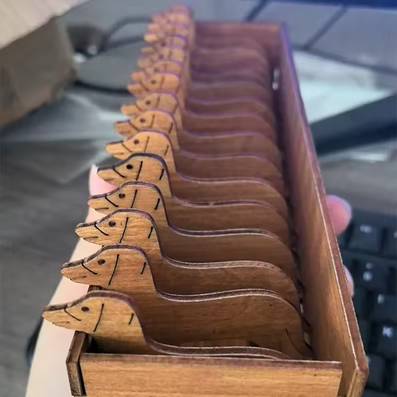 Dekoration Wohnkultur Holz Tier Spule Set Haus Zubehör Skulpturen Figur Innen Für Zimmer Gadgets Handwerk Garten