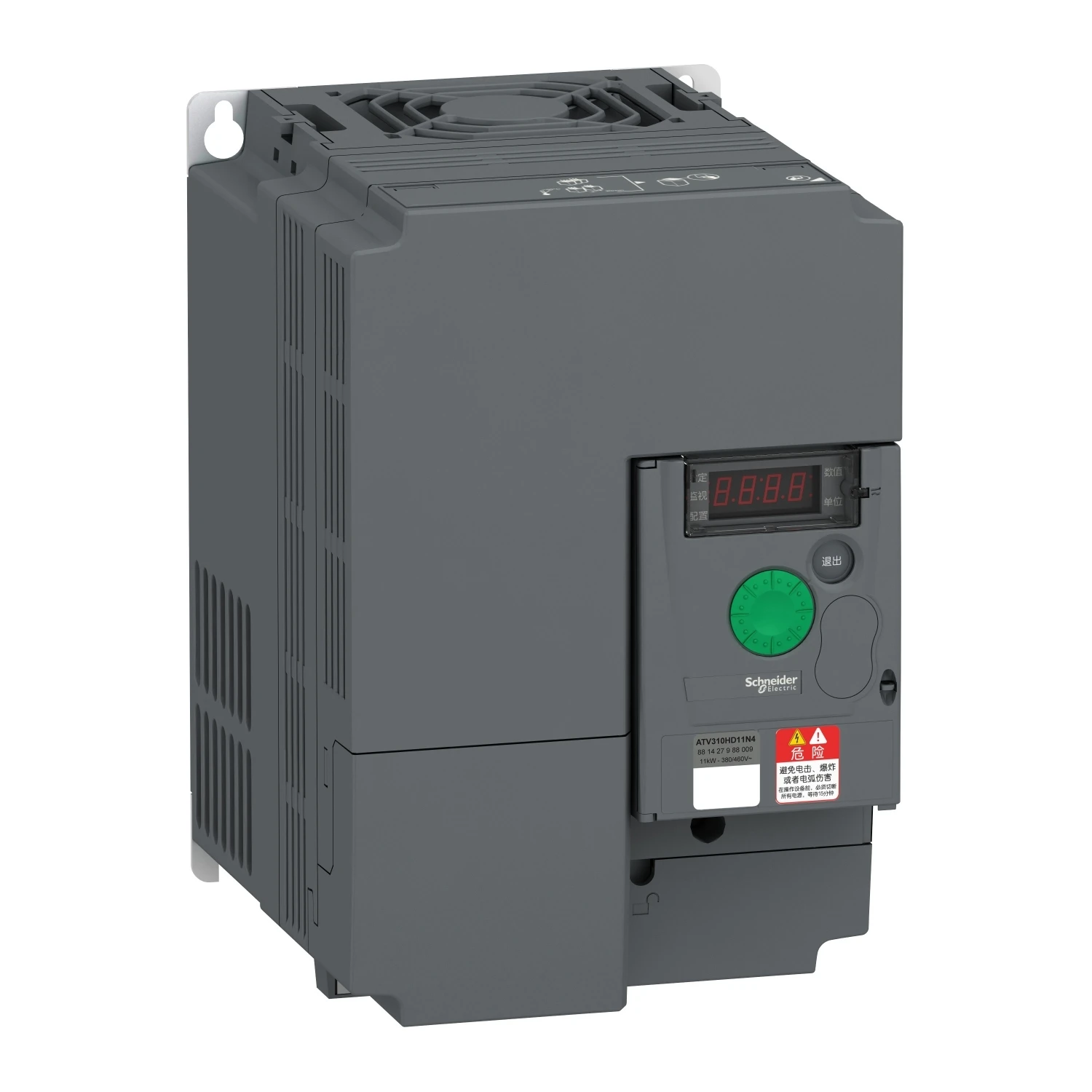 ATV310HD11N4A variable speed drive ATV310, 11 kW, 15 hp, 380...460 V, 3 phase, without filter