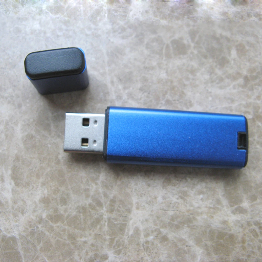 10 Pieces No logo Aluminum USB flash drive enclosures they suitable for PCBA board Metal shell No memory chip
