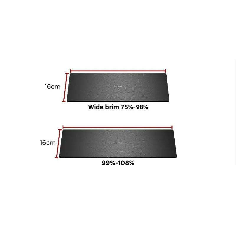 Real Leather-Like Texture HIFI Keyboard Pad Customized 3.5mm Thick Shock Absorbing Noise-Damping for 60%-108% Keyboard Desk Mat