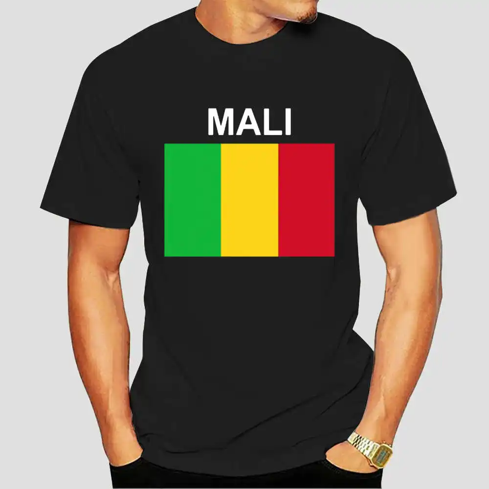 Hot Sale Mali Men T-shirt Nation Team 100% Cotton Gyms Clothing Country Sporting Flag Mli Malian Top Aesthetic Clothing Oversize