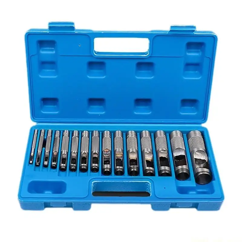 

A2BE Universal Leather Hole Punchers Leather Hole Set Round Leather Hole Tool Perfect for Watches, Backpacks,