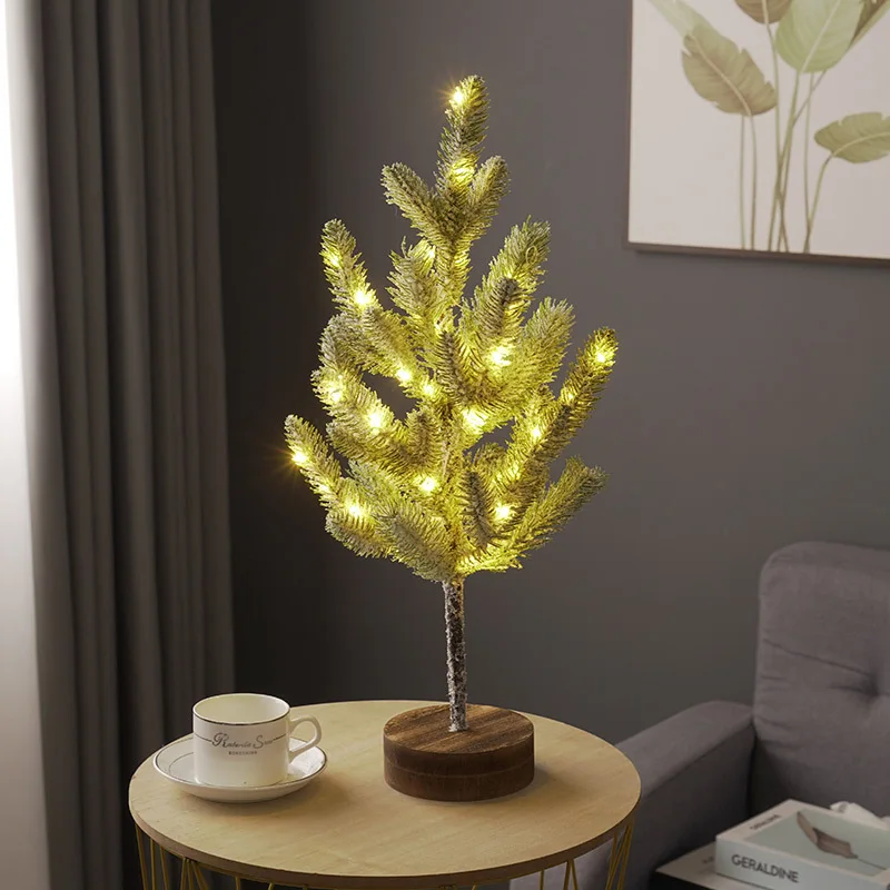 

Pine Needle Tree Light LED Christmas Atmosphere Home Decoration Light Thanksgiving Event Decoration Landscape Luminous Tree