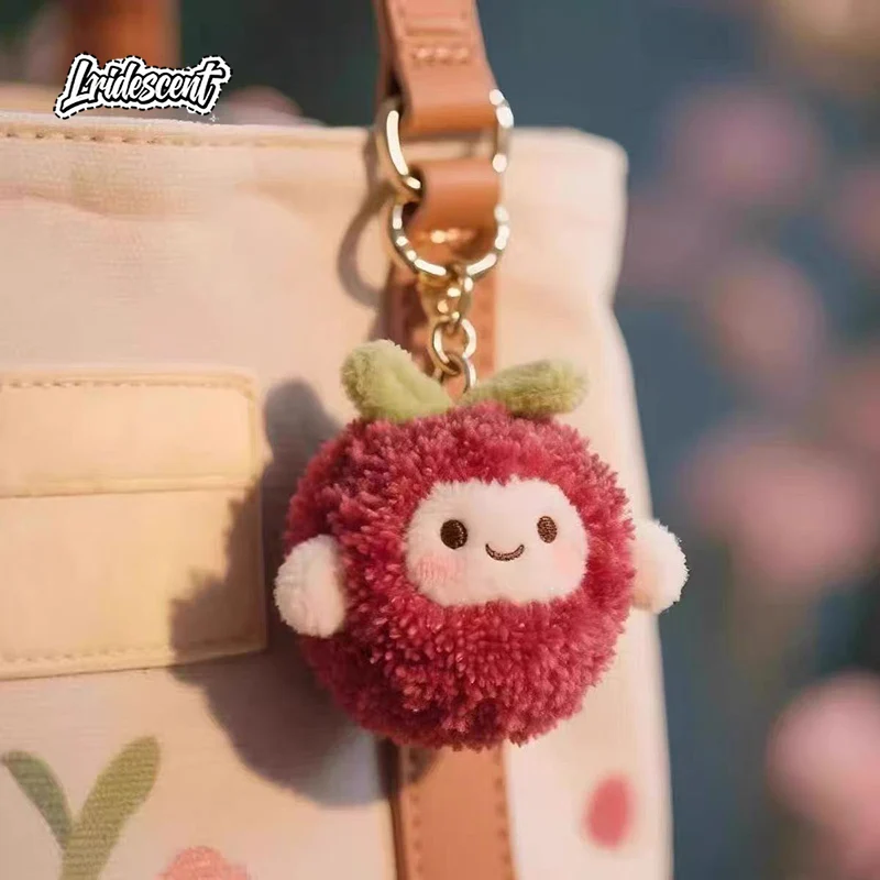 

Litchi Waxberry Plush Hanging Dolls Cartoon Cute for Bags Keys Great Festival Gifts for Friends
