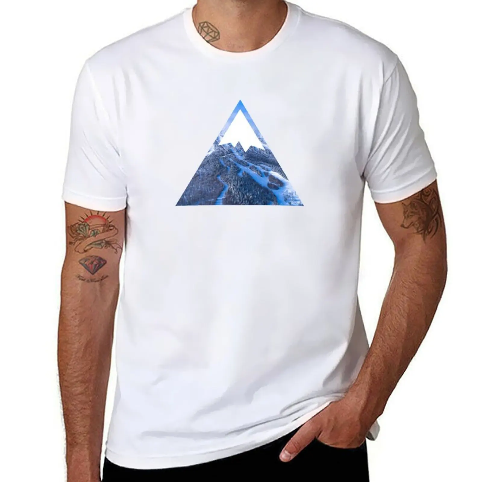 

Ski Trails Sugarloaf Mountain T-Shirt t shirt custom print funny t shirts man T-Shirt