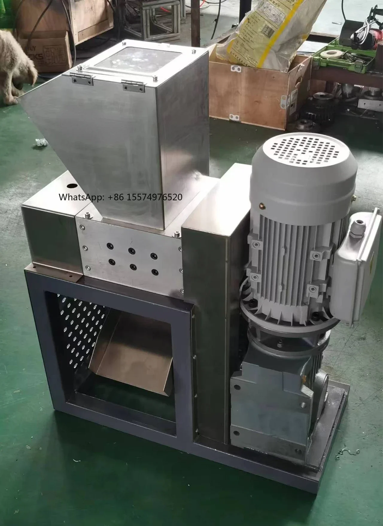 2026 S100 Mini Miniature Shredder Dual-Axis 220V Plastic Waste Environmental Protection Recycling Laboratory Mute