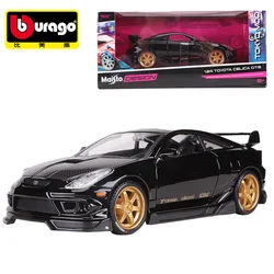 Bburago 1:24 TOYOTA Toyota Celica GT-S Simulation Alloy Car Model Crafts Decoration Collection Toy Tools Gifts for Children