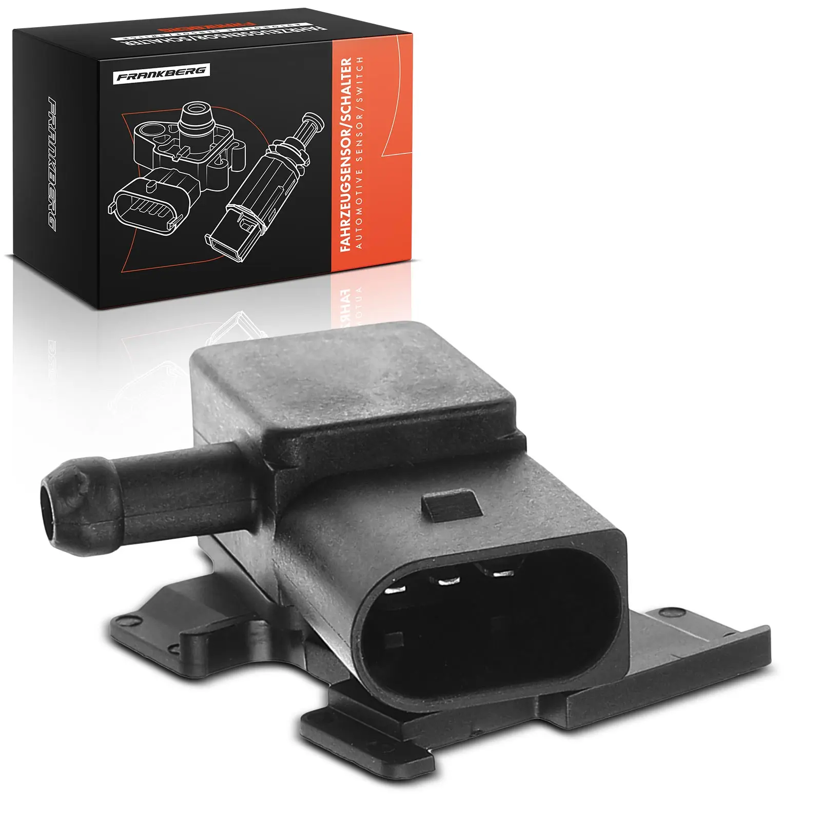 Frankberg 1x Uitlaatdruksensor voor BMW E60 E81 E87 E90 E91 F10 F20 R56 2.0L 3.0L 13627805152