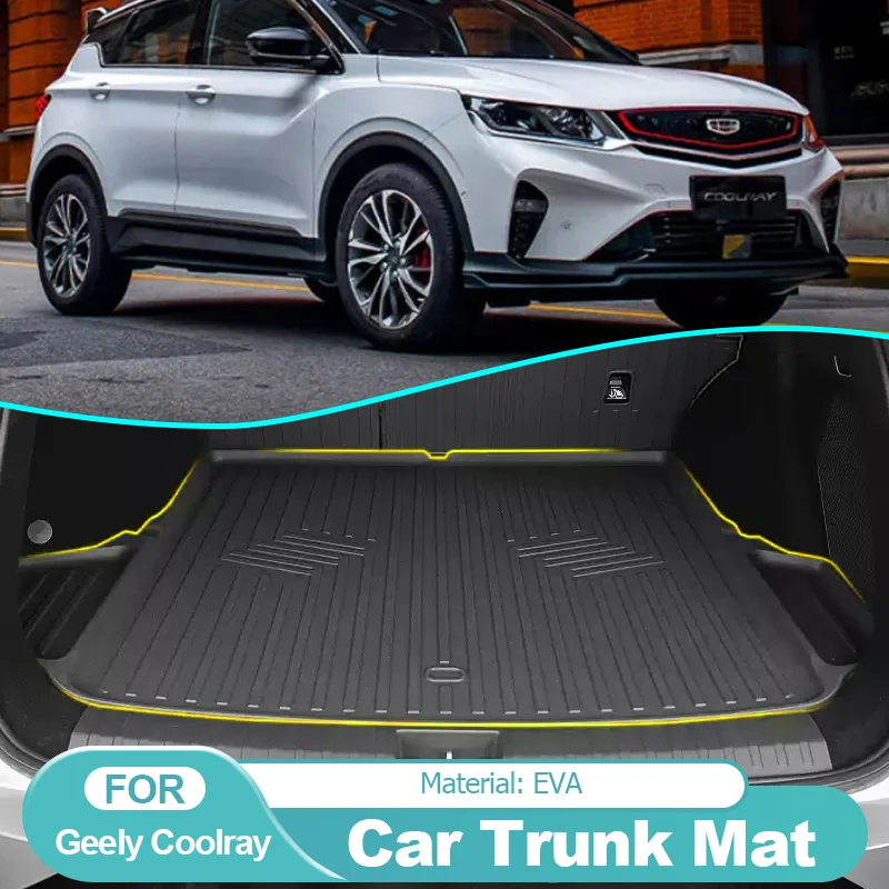 Car Accessories Rear Trunk Mat Waterproof Protective Liner Trunk Tray Floor Mats for Geely Coolray SX11 X50 2023 2022 2019~2024