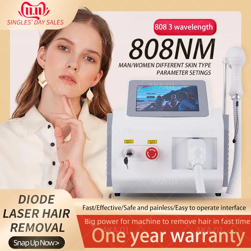 

2000W Painless Hair Remover Diode Laser Touch Hair Removal Device Womens Body Face And Leg Bikini Hair Removal Device