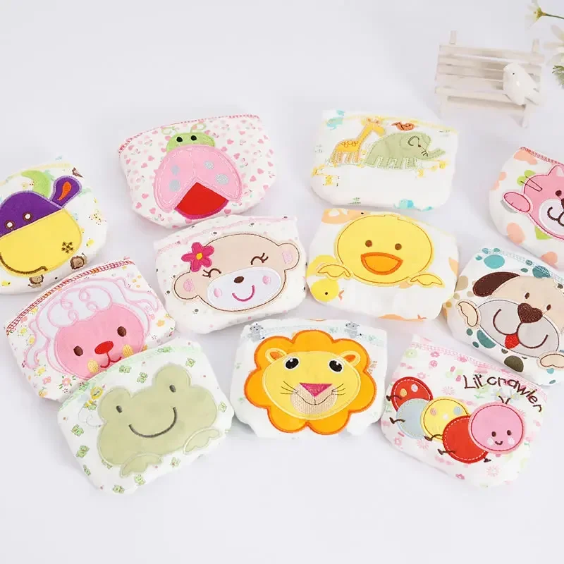 5 ชิ้น/ล็อตสาวผ้าฝ้ายผ้าอ้อมการฝึกอบรมกางเกงล้างทําความสะอาดได้ผ้าอ้อมเด็ก 80/90/100