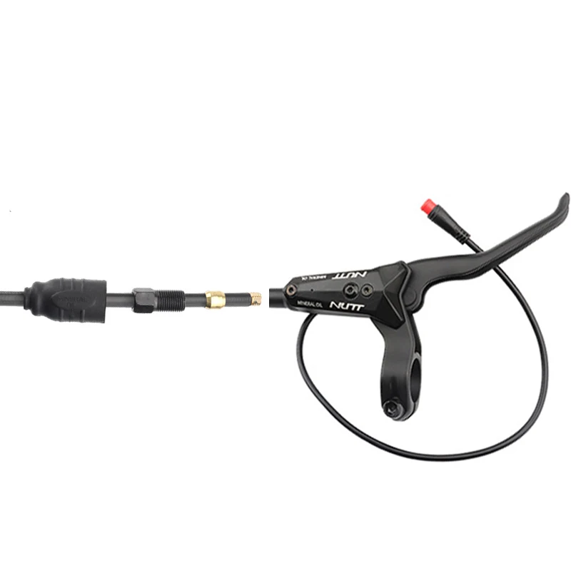 NUTT سكوتر كهربائي 4 مكبس قرص هيدروليكي الفرامل قرص زيت إيقاف التشغيل لـ Zero 10X/11X، Vsett 10+/9+، Kaabo Wolf Warrior 11