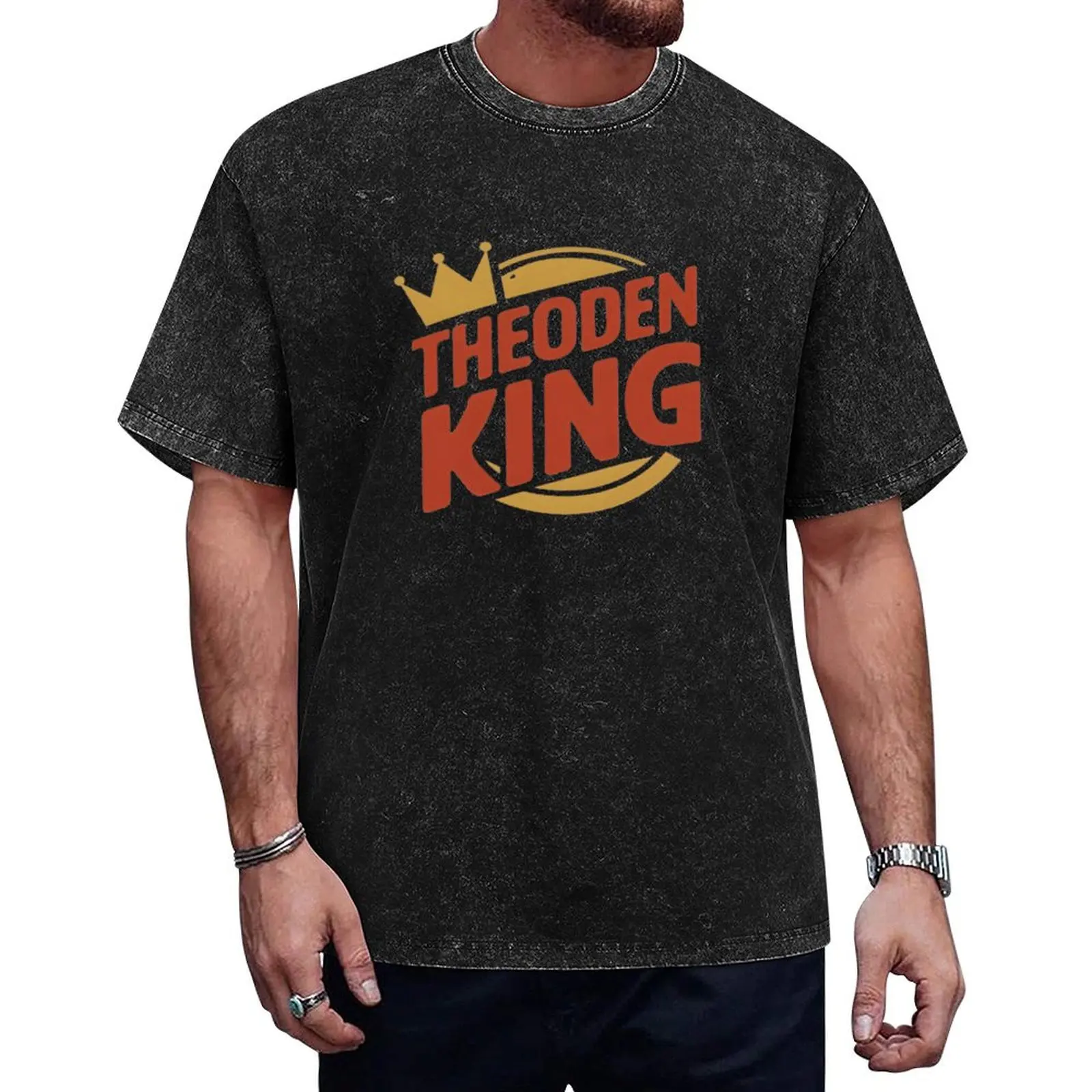 Theoden King-Camiseta divertida de fantasía, blusa gráfica, camisetas gráficas, camiseta para hombre