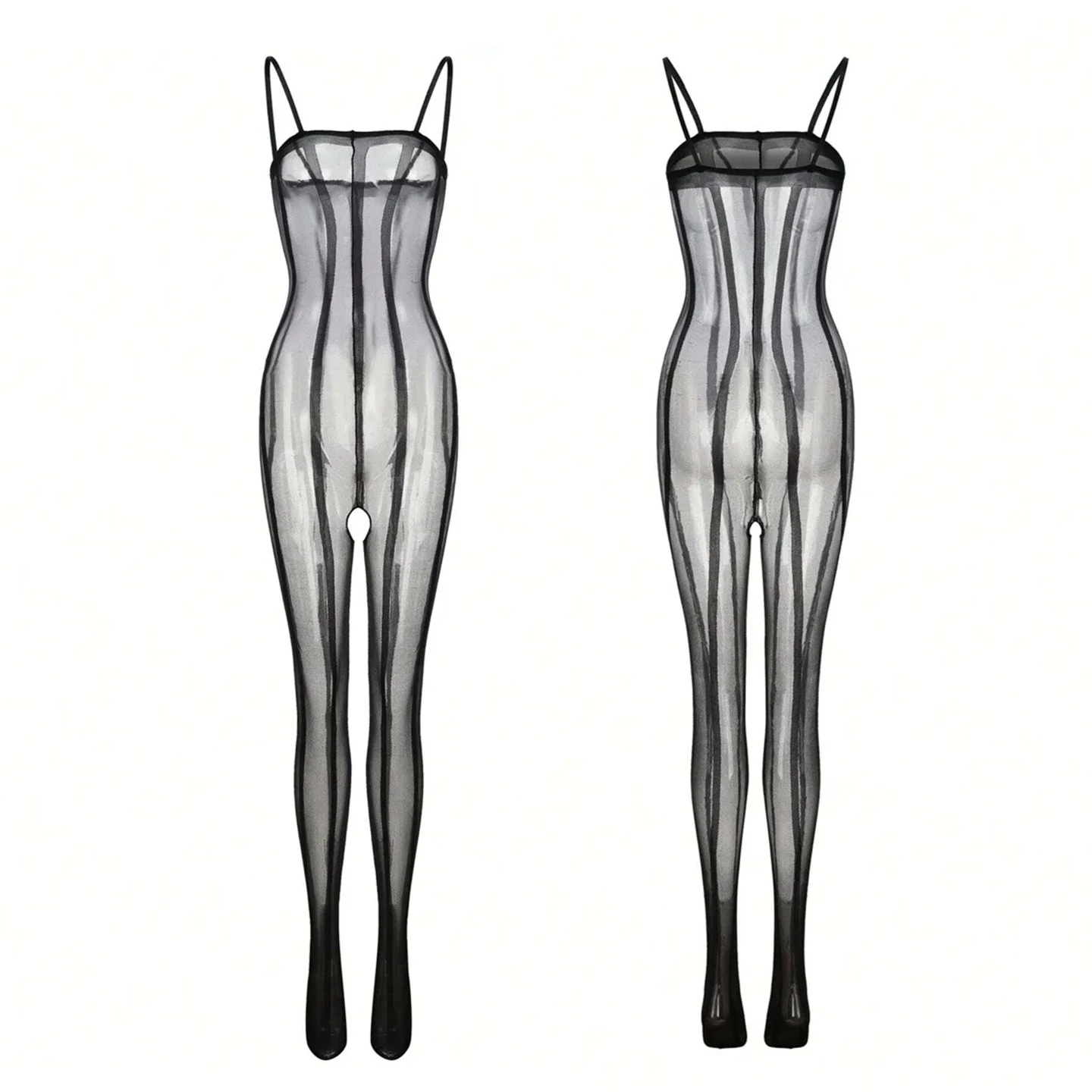 

Эротическое белье: боди-комбинезон без штанишек, сексуальное, женское, с вырезами, прозрачное, черное, сетчатое, бодистокинг