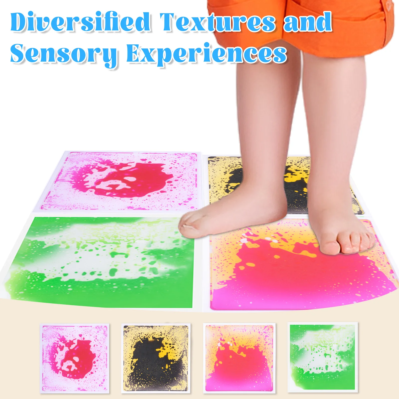 Kids Sensory Play Mat Essential: Pair It with a Colorful Sensory Mat Liquid
