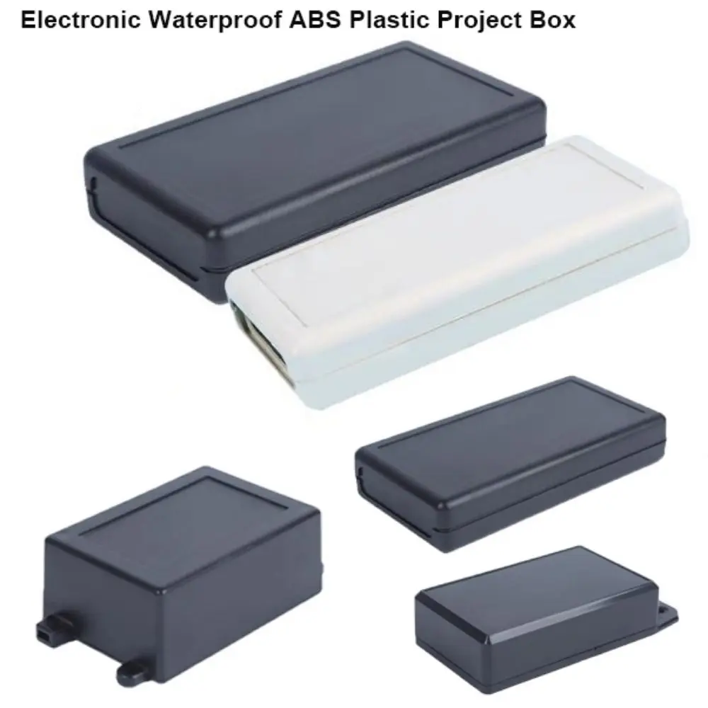 

Водонепроницаемые коробки для корпуса проектов, белый, черный, чехол для хранения из АБС-пластика, 6-стильный корпус, чехол для инструментов, электронные принадлежности