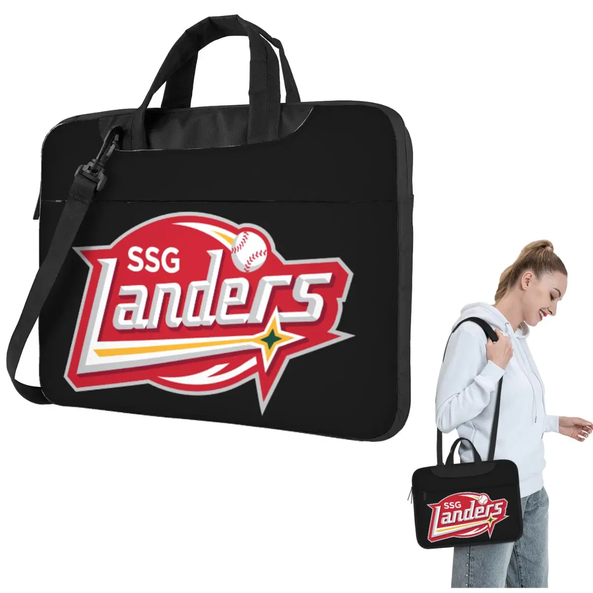 

Сумка для ноутбука SSG LANDERS через плечо, сумка для компьютера, устойчивая защитная сумка для ноутбука для Macbook Pro