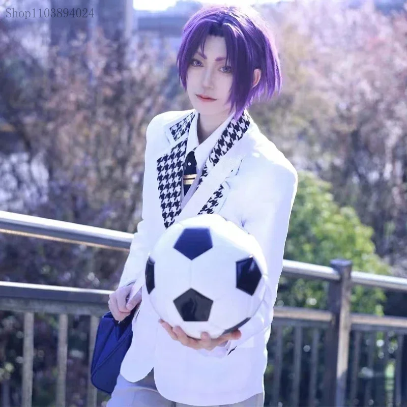 

Cosliy аниме BLUE LOCK Seishiro Nagi Reo Mikage косплей костюм DK школьный костюм с вышивкой униформа Хэллоуин вечерние платье подарок
