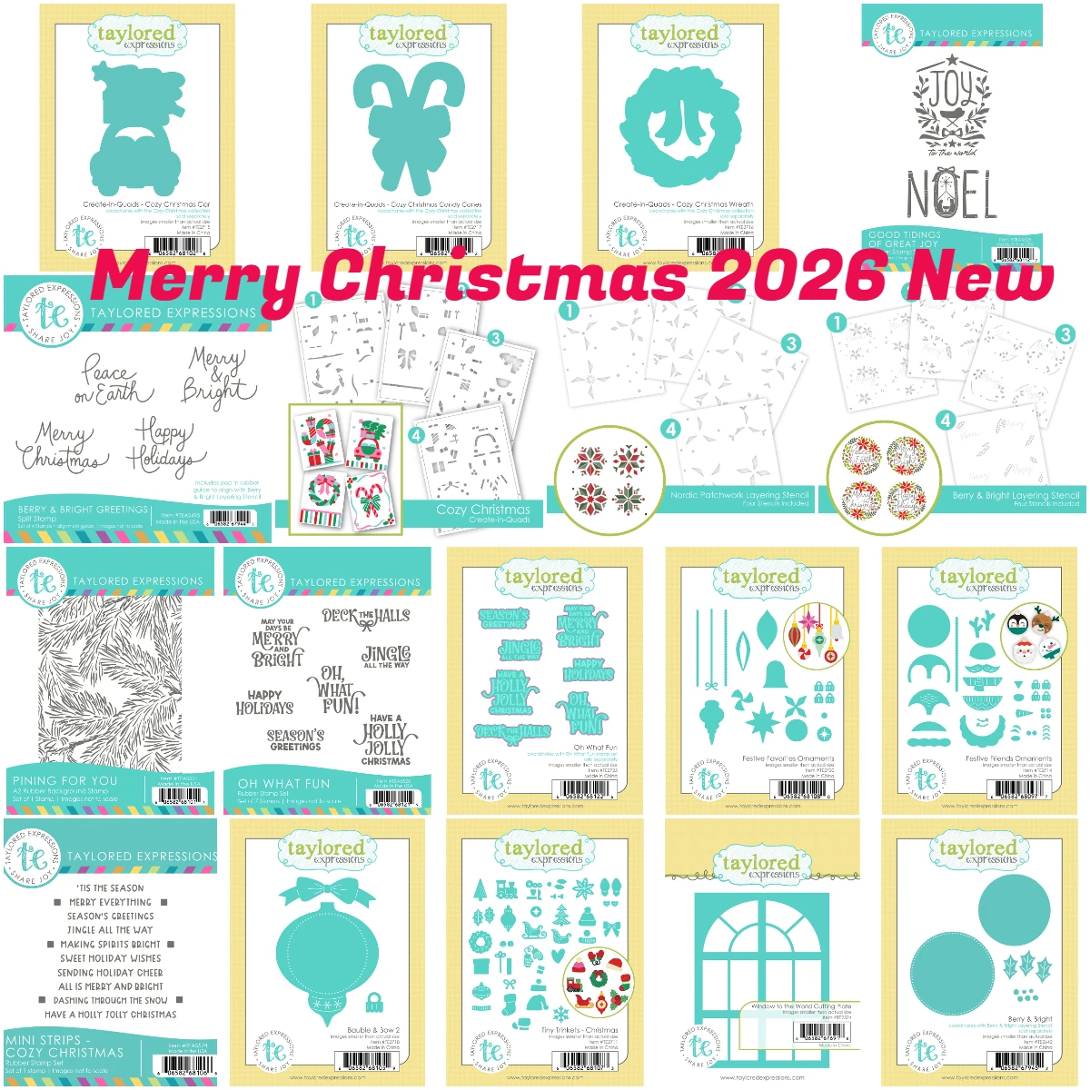 Weihnachtliche Grußkarten-Schmuckkugel-Schleife 2026 Neue Metall-Stanzformen, Stempel, Schablone für Scrapbook, Tagebuch, Dekoration, Prägevorlage