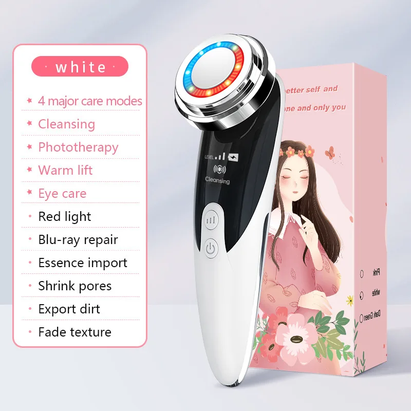 Ultrasonic Facial Massage Beauty Instrument  Rejuvenation and Cleansing
