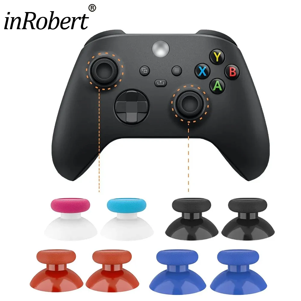 3D Analog Joystick Replacement thumb Stick grips Cap Cover Buttons for Xbox series s x Controller