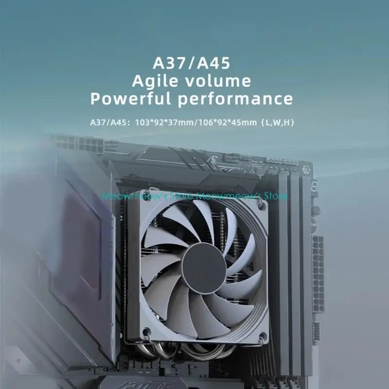 

W91A Вентилятор в медном корпусе ITX размером 120x120x25 мм, обеспечивающий охлаждение, бесшумную функциональность и настройку