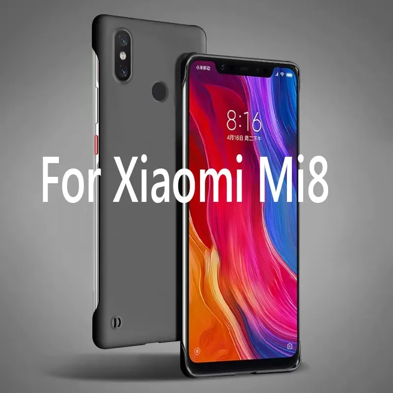 

Frameless Slim Matte Hard PC Back Cover Case For Xiaomi Mi 8 SE Lite Mi 8 Explorer Mi8SE Mi8Lite ShockProof Fundas Coque