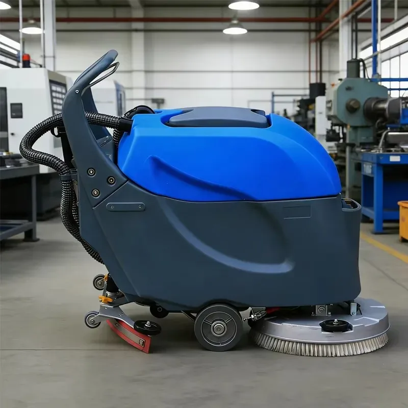 Floor Cleaning and Scrubbing Machine Hand-held Washing Multi-function Electric Riding Road Washer
