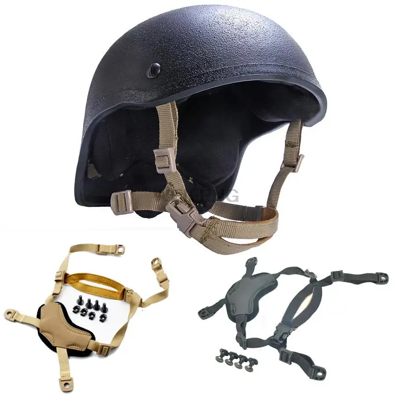 Tactical Helmet Chin Strap General Suspension X-Nape Adjustable Strap Helmet Accessories Hunting Shooting Military Combat