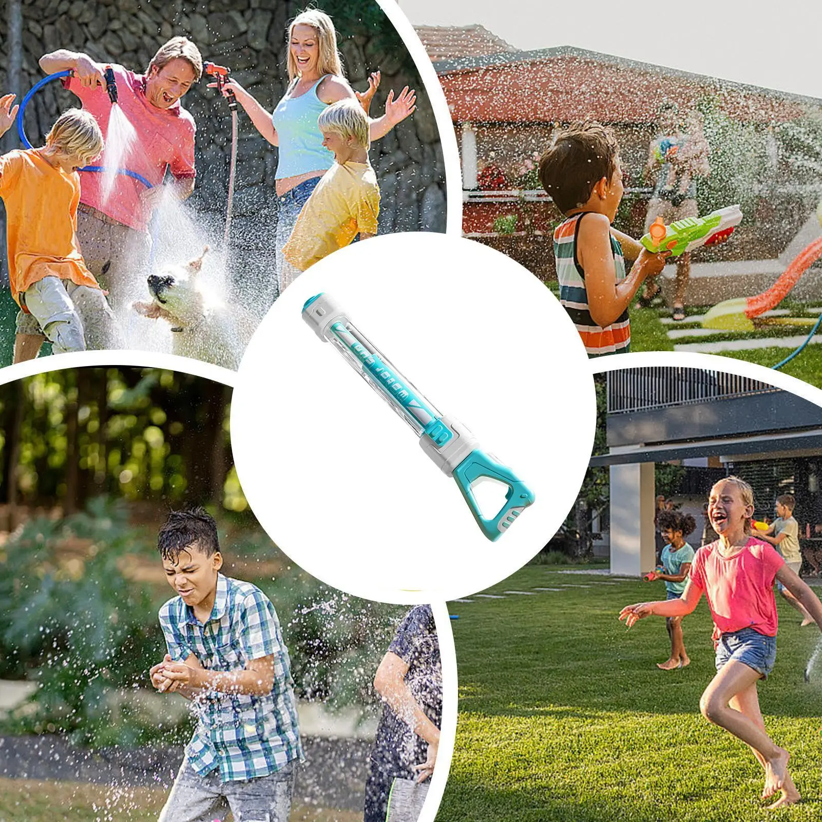 

Water Shooters Romantic Large Capacity Funny Summer Firework Water Soaker for Beach Backyard Garden Camping Picnic Party Travel